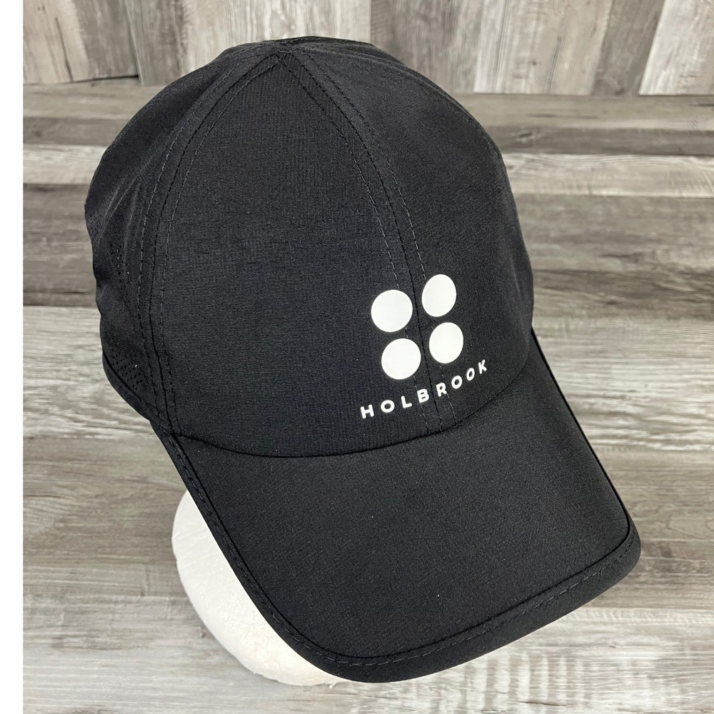 Holbrook Performance Baseball Pickleball Cap Black Adjustable  Hat Play Better